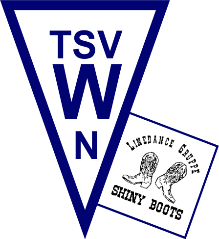 Logo TSV Wiedingharde und Shiny Boots